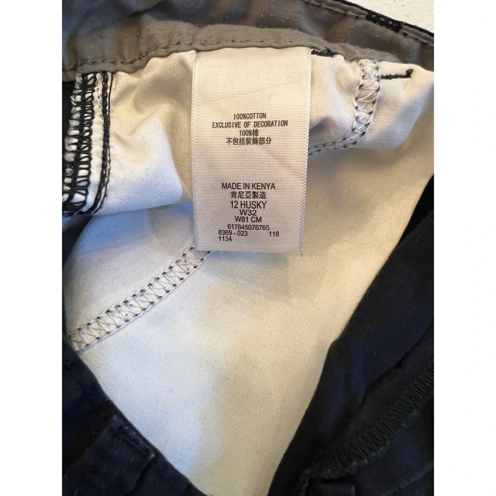 Levi's Cargo Shorts Twill Utility Workwear Casual Everyday Black‎ W32 FLAW